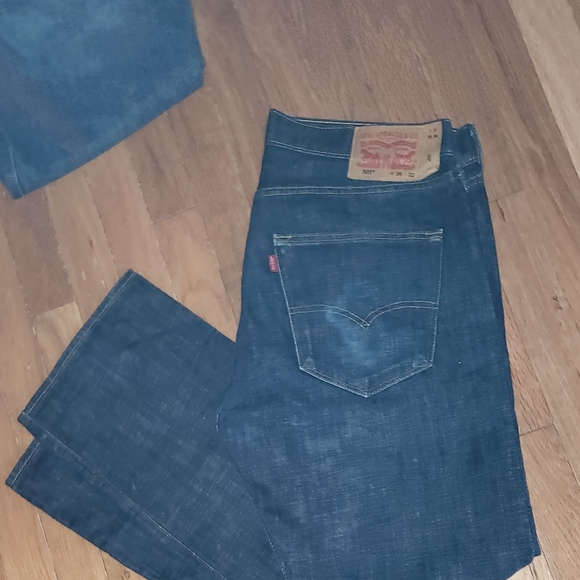 3PR MENS LEVIS 501 BUTTON FLY BLUES JEANS SIZE 34 X 34 NO SEPARATING - Picture 8 of 12